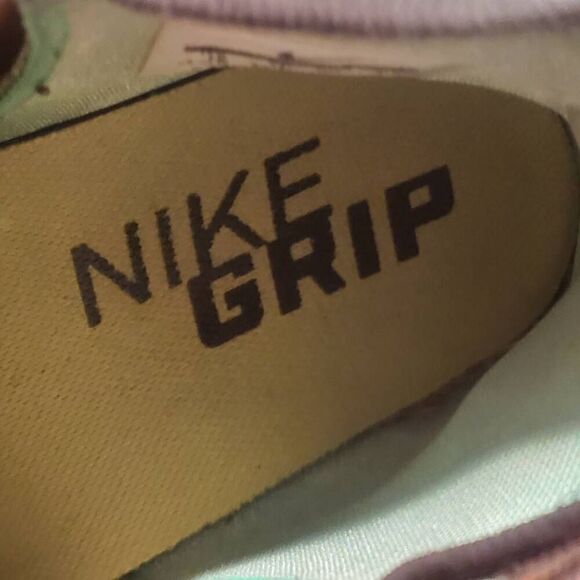 Nike Alpha Pro 2 Mid TD Men's Football Cleats Black Green Yellow 719927-010 Size - Picture 9 of 10